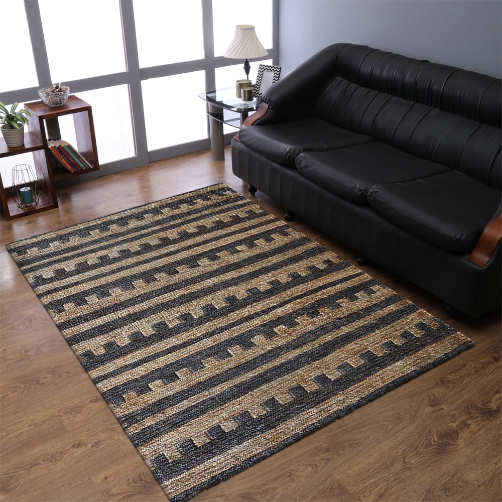 Natural Fiber, Outdoor Indoor Handmade Area Rugs for Living Room