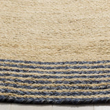 Braided Area Rug, Handwoven Cotton Jute Rug