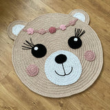 Eco-Friendly Round Rug, Braided Cotton Jute Rug