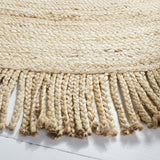 Braided Abby Solid Fringed Area Rug