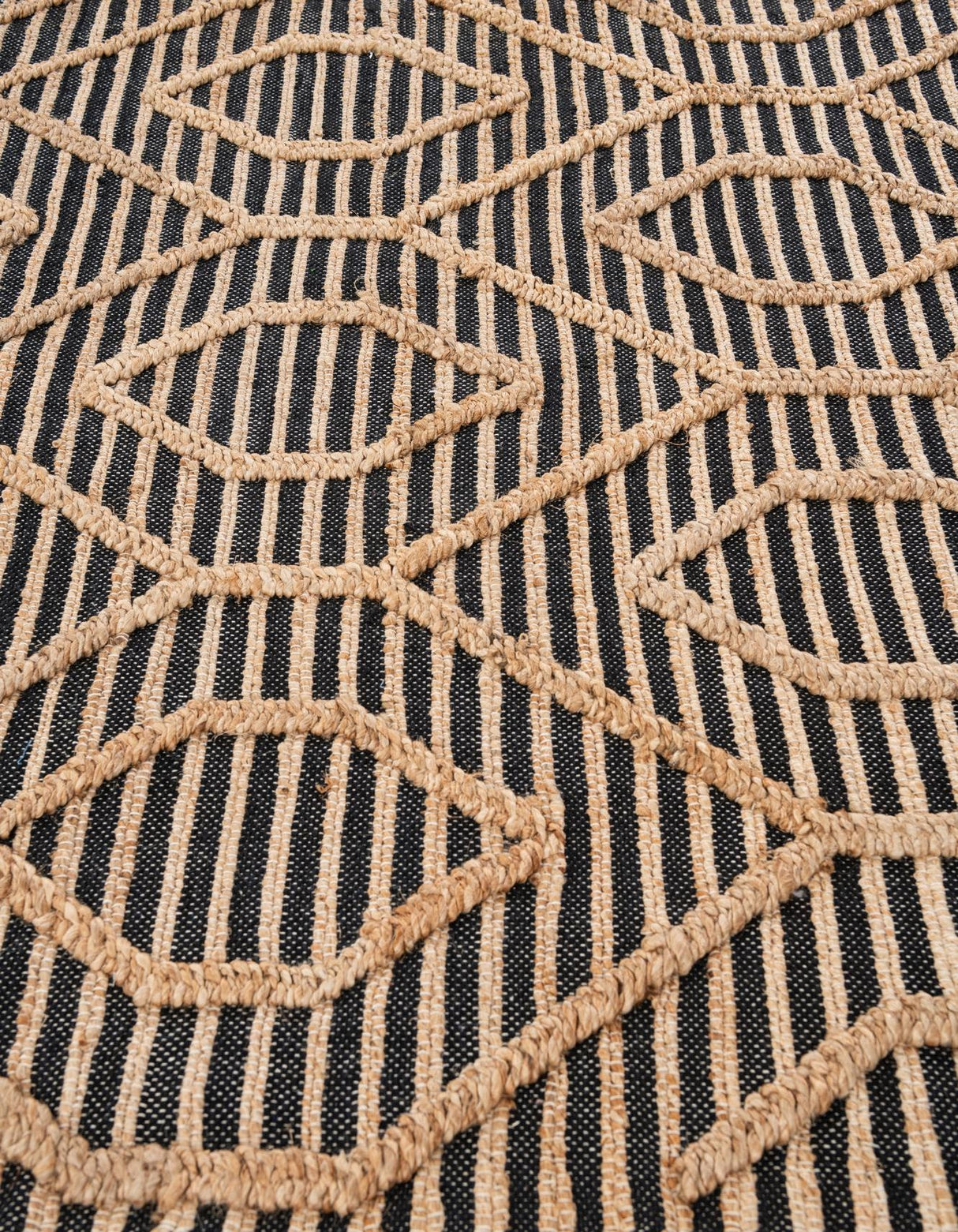 Hand Braided Jute Rug, Eco Friendly Decor for Living Room