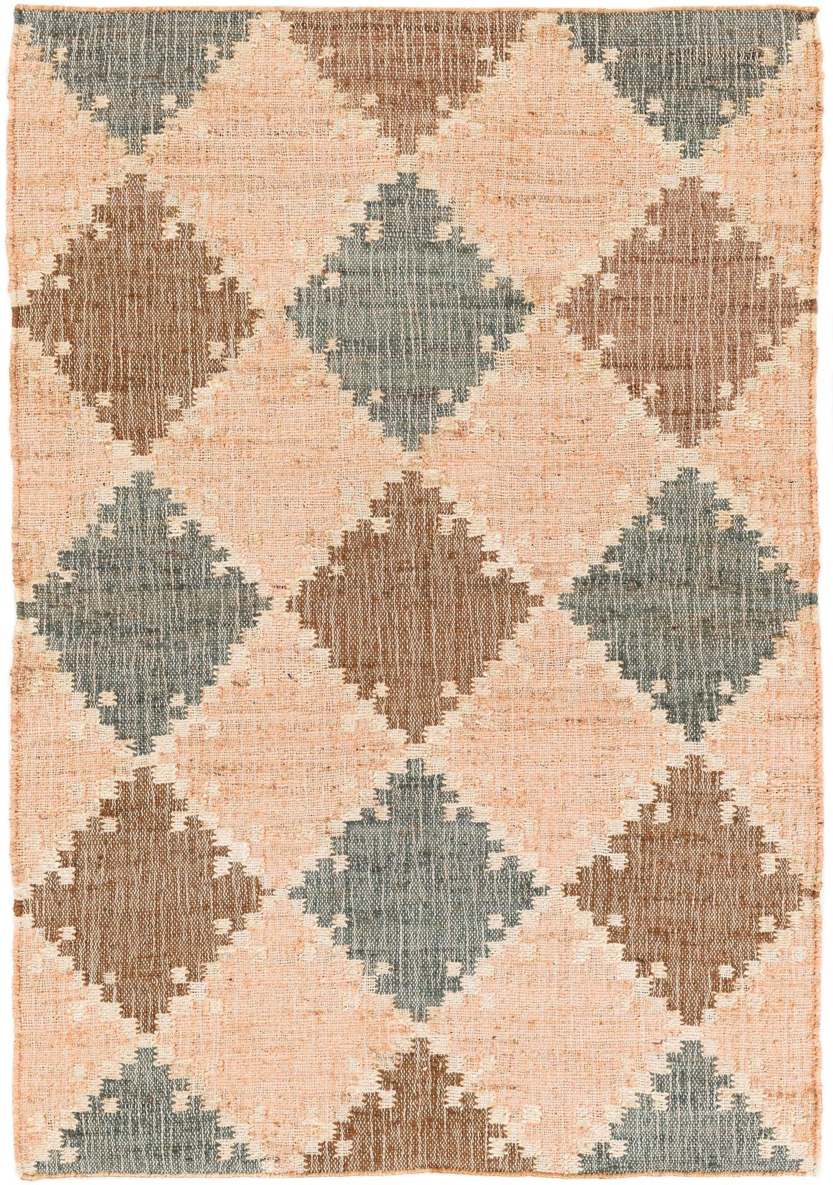 Multicolor Hand Woven Kala Handwoven Jute Rug