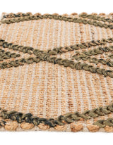 Hand Braided Jute Rug, Natural Fiber Rugs