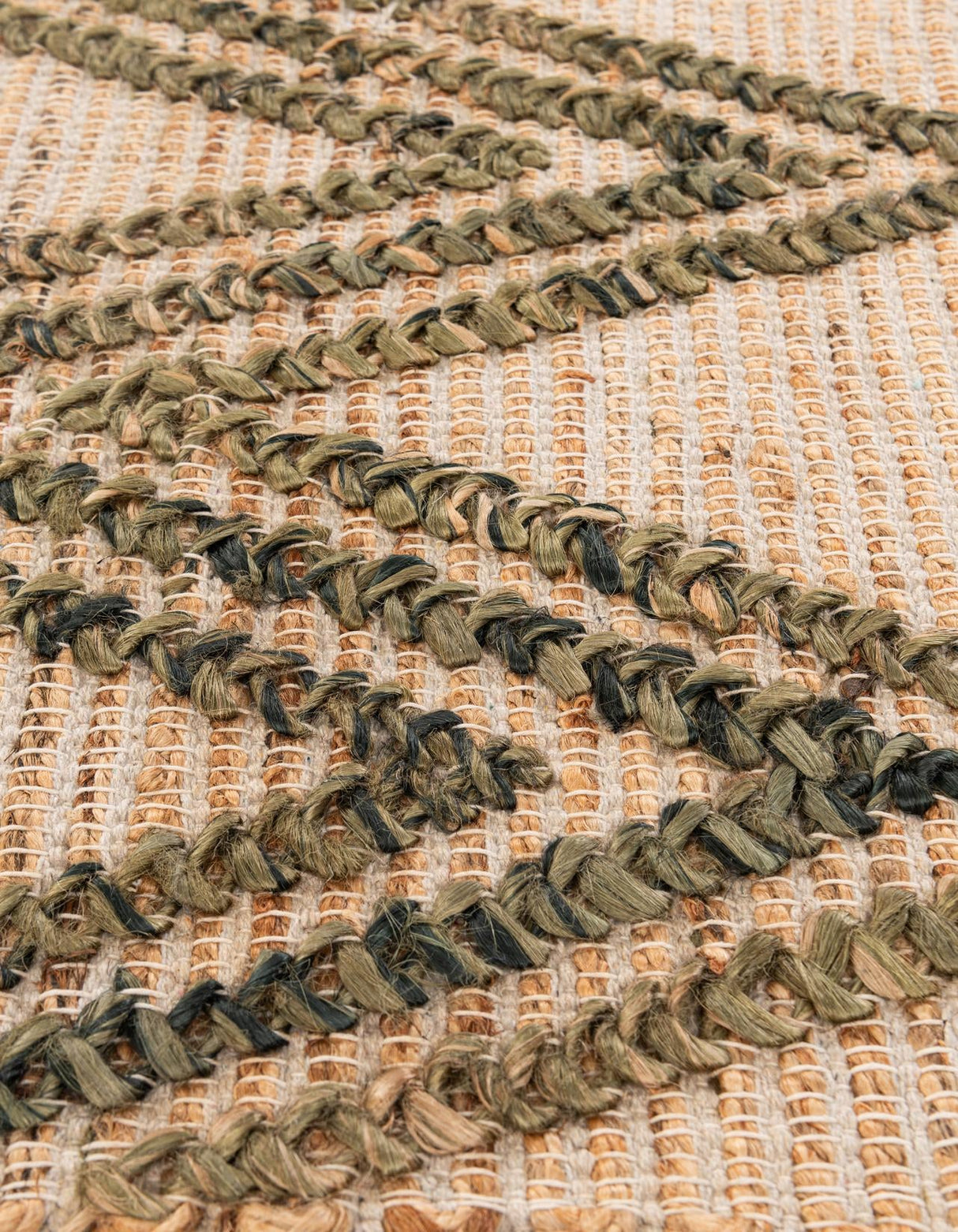 Hand Braided Jute Rug, Natural Fiber Rugs