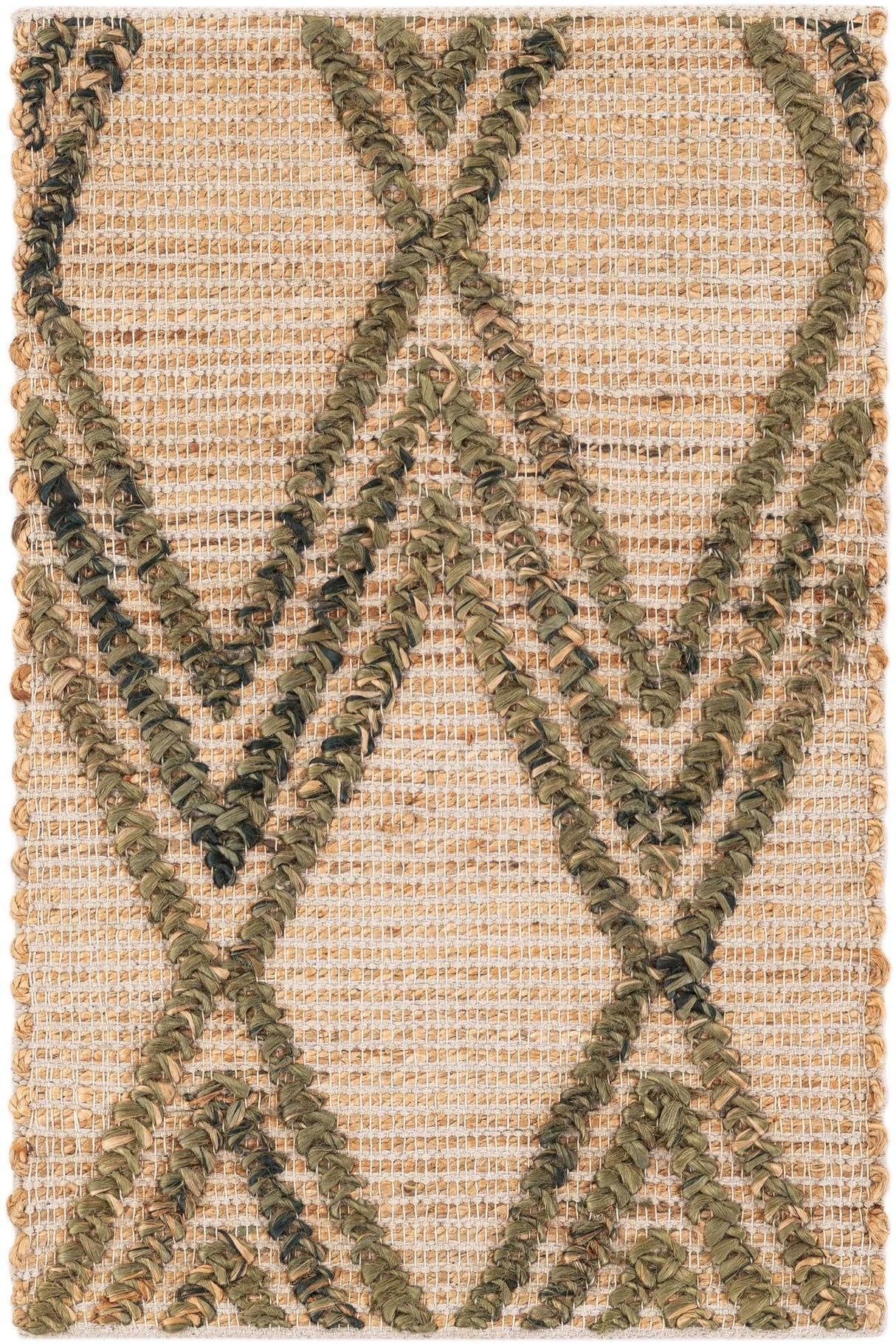 Hand Braided Jute Rug, Natural Fiber Rugs