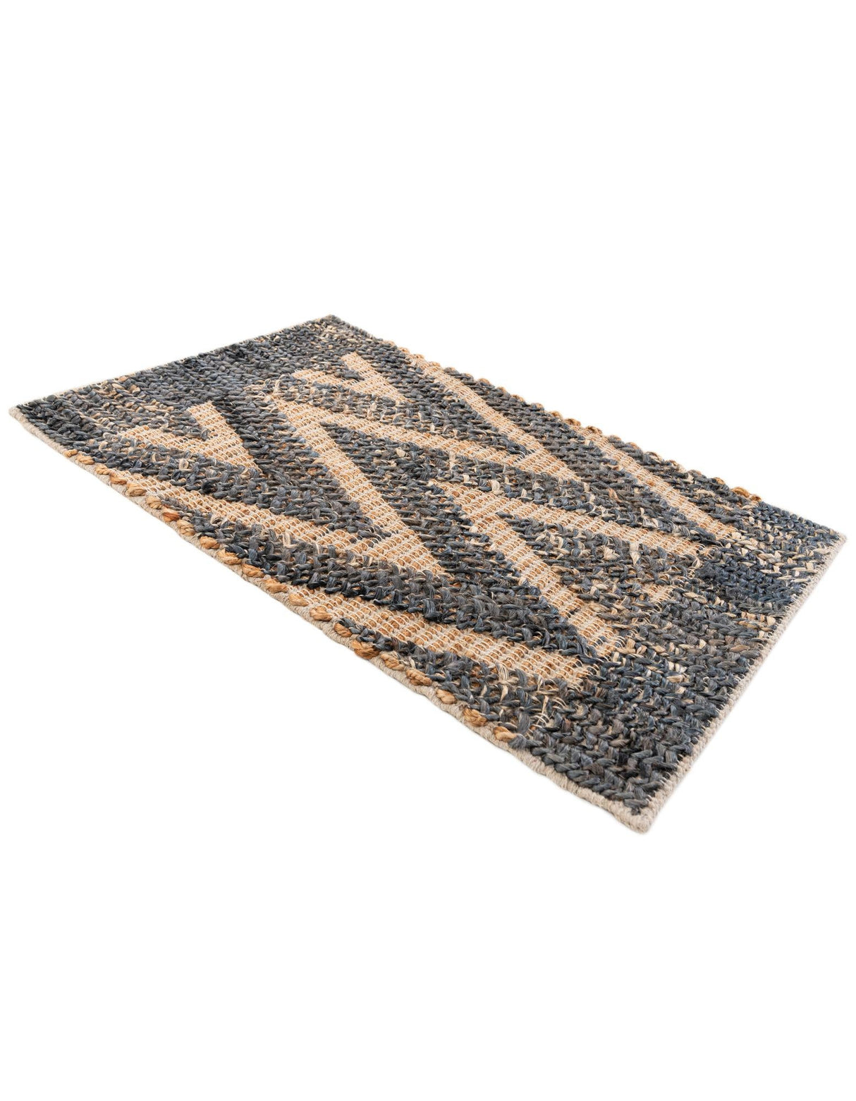 Hand Braided Jute Rug, Handcrafted Indian Jute Rug