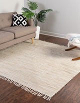 Hand Woven Chindi Jute Rug, Natural Jute Rugs