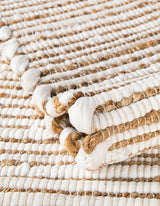 Hand Woven Chindi Jute Rug, Natural Jute Rugs