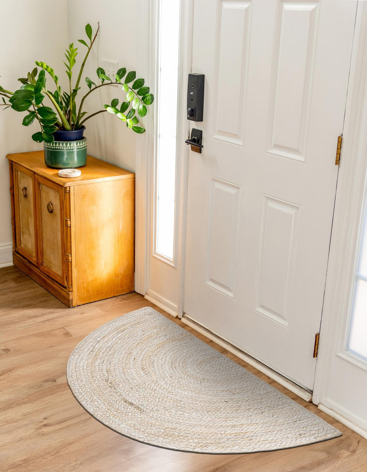 Hand Braided Jute Hearth Rug