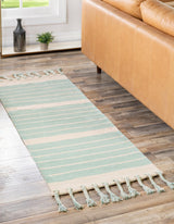 Hand Woven Chindi Cotton Rug, Natural Fiber Rugs