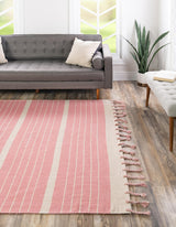 Hand Woven Chindi Cotton Rug, Natural Fiber Rugs