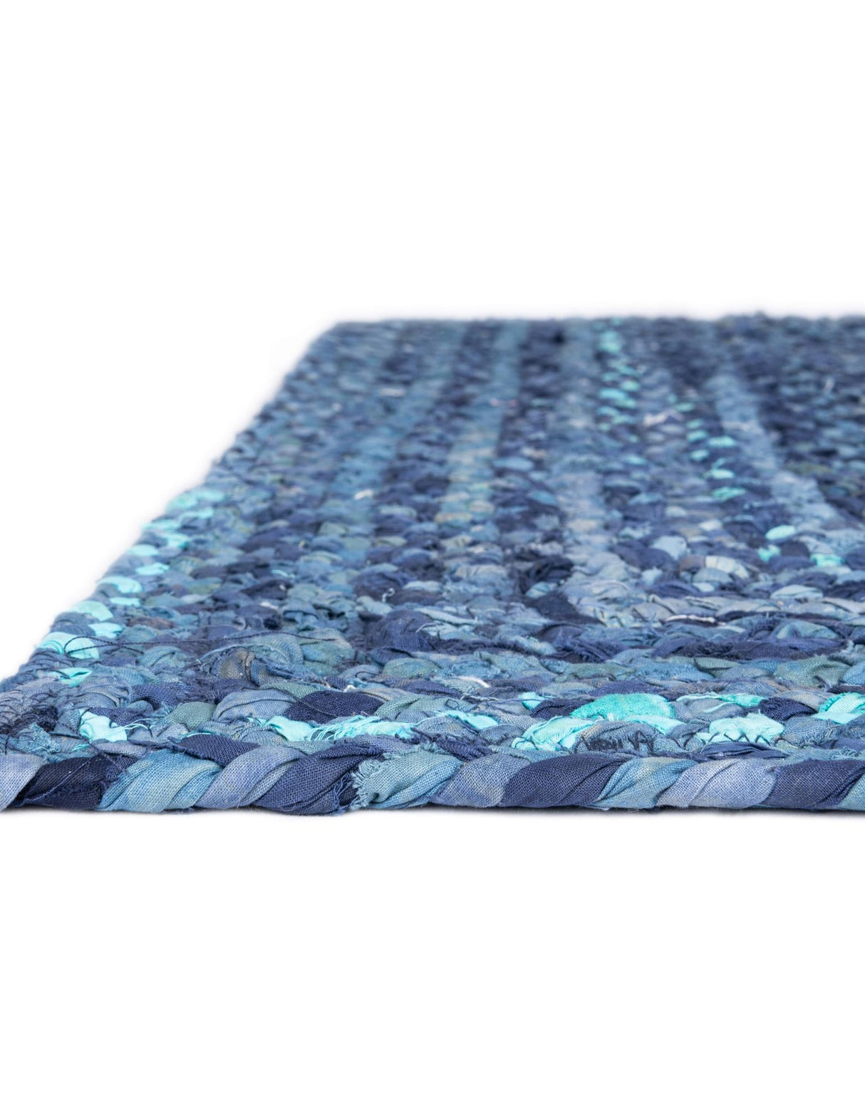 Braided Chindi Table Runner Rug