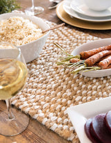 Hand Woven Braided Jute Table Runner