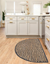 Hand Woven Braided Jute Hearth Rug