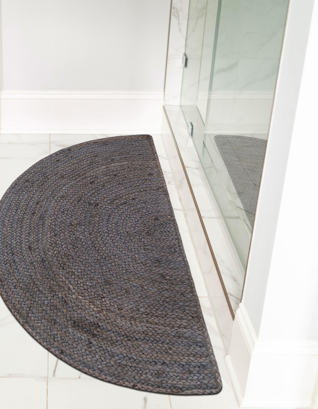 Hand Braided Jute Hearth Rug