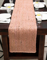 Hand Braided Jute Table Runner Rug