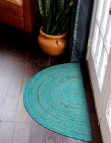 Hand Braided Jute Hearth Rug,Indoor Natural Jute