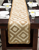 Handwoven denim cotton and jute hearth rug,Hand Braided Jute Table Runner Rug