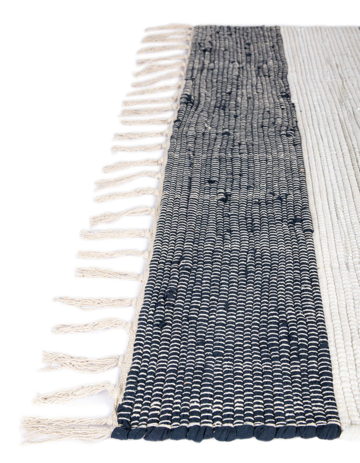 Hand Woven Chindi Rag Table Runner Rug