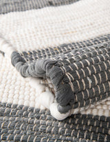 Hand Woven Chindi Rag Table Runner Rug