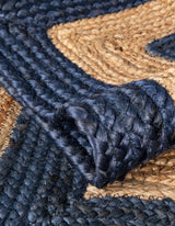 Hand Braided Jute Rug, Natural Fiber Rug from India