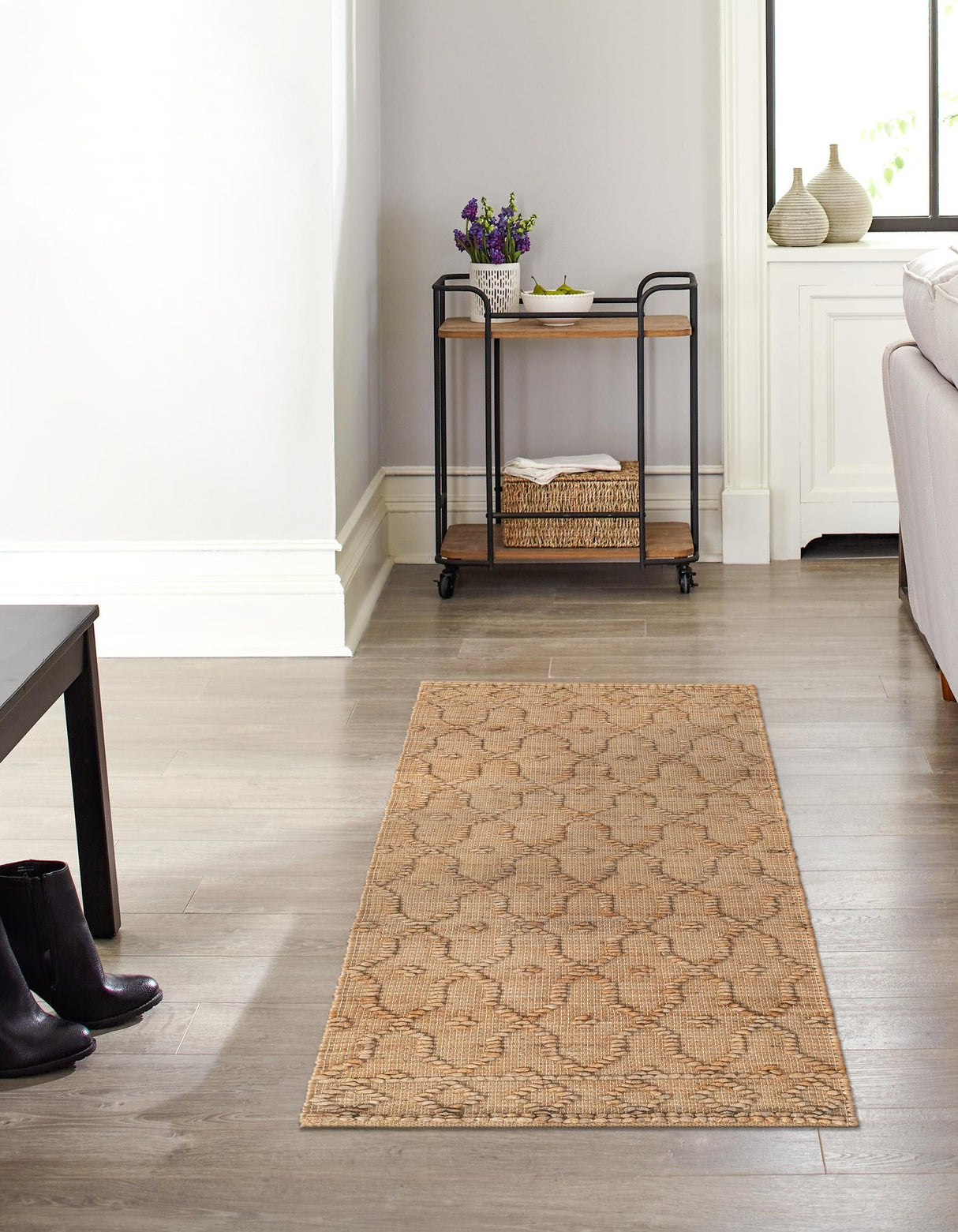 Hand Woven Larsa Jute Runner Rug