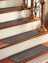 0' 9 x 2' 6 Hand Woven Braided Jute Stair Tread Rug