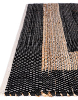 Hand Woven Chindi Jute Table Runner Rug