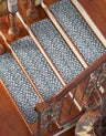 0' 9 x 2' 6 Hand Braided Chindi Stair Rug,Indoor-outdoor stair Tread Rugs