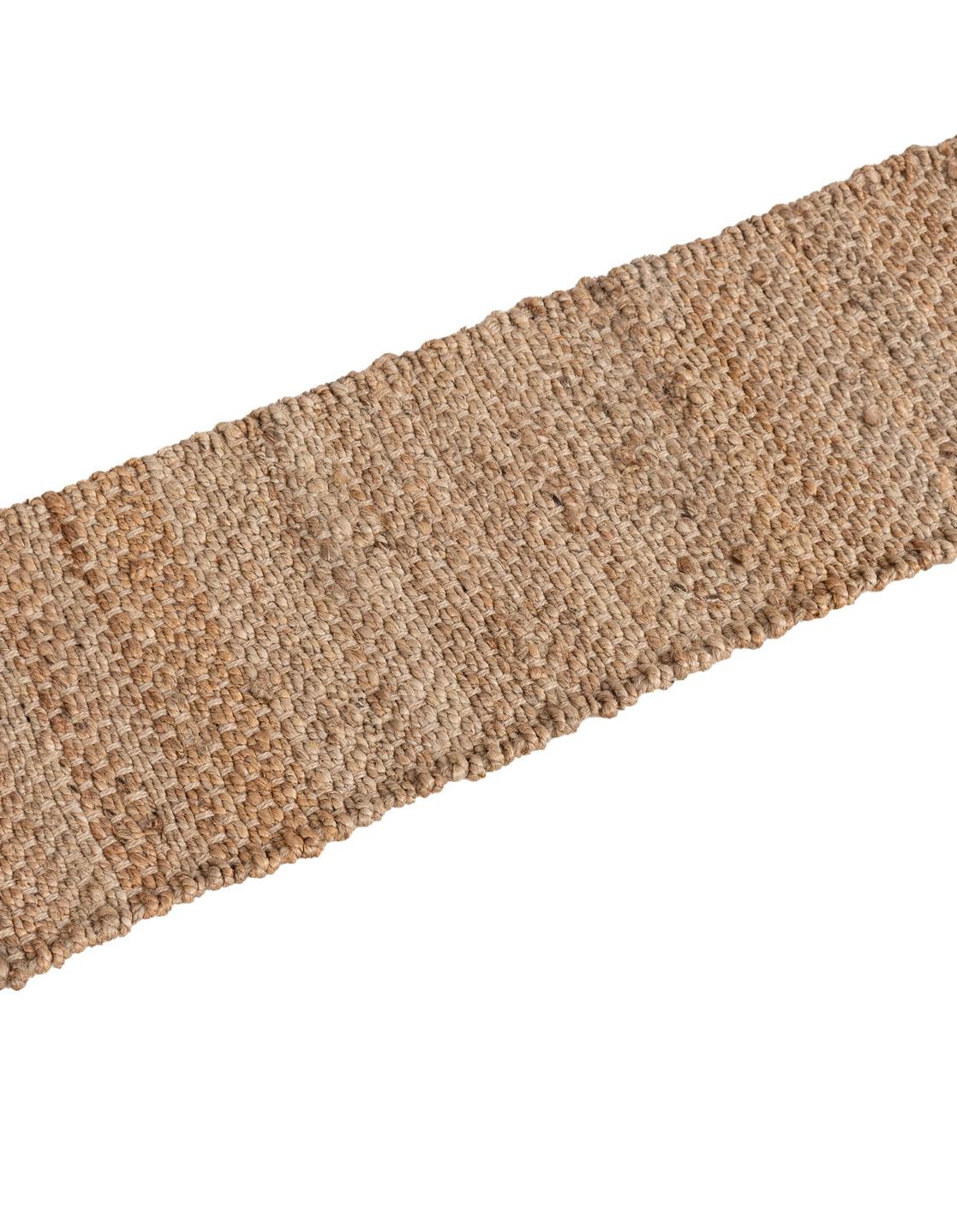 0' 9 x 2' 6 Hand Woven Chunky Jute Stair Rug