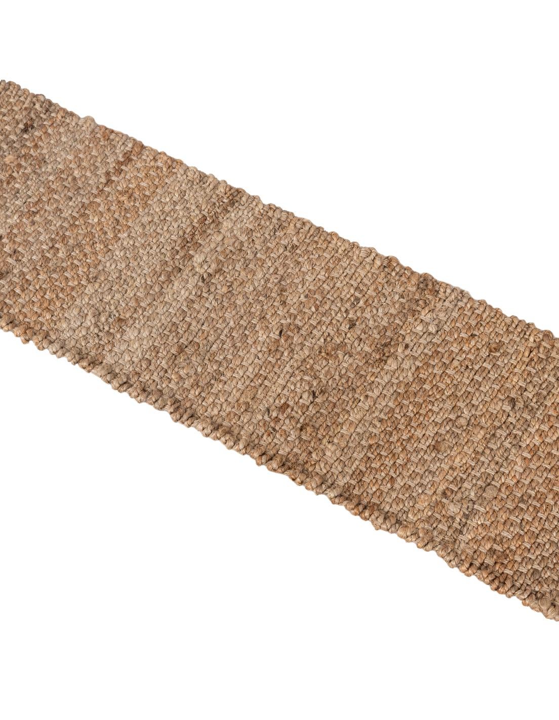 0' 9 x 2' 6 Hand Woven Chunky Jute Stair Rug