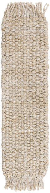 0' 9 x 2' 6 Hand Woven Chunky Jute Stair Rug