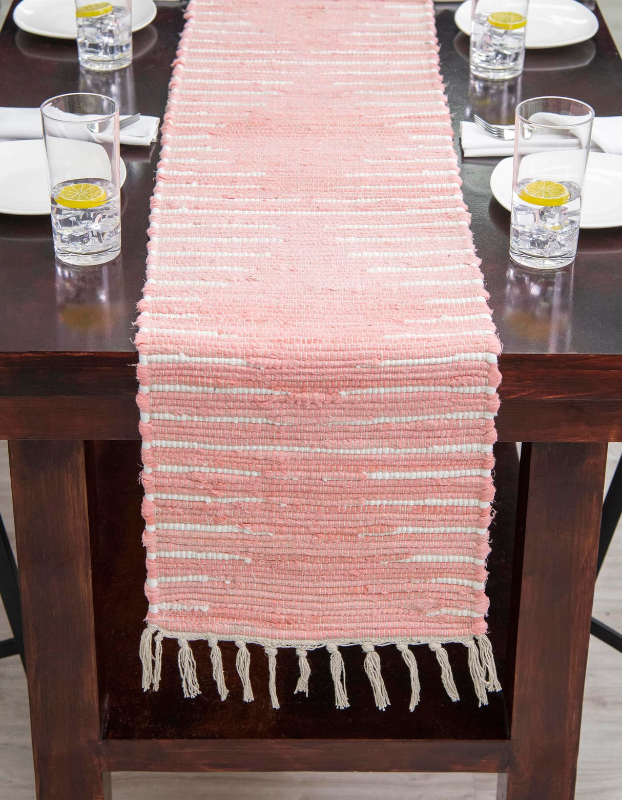 Hand Woven Chindi Cotton Table Runner