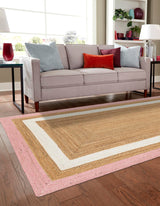 Hand-Braided Natural Jute Rug – Eco-Friendly & Durable Accent Piece