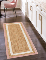 Hand Braided Jute Runner Rug