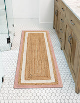 Hand Braided Jute Runner Rug