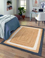 Hand-Braided Natural Jute Rug – Eco-Friendly & Durable Accent Piece