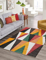 Cotton Rugs for Living Room, Hand Braided Chindi Cotton Rug