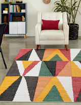 Cotton Rugs for Living Room, Hand Braided Chindi Cotton Rug