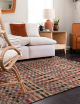 Hand Woven Chunky Jute Rug, Chunky Rug for Living Room