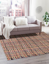 Hand Woven Chunky Jute Rug, Chunky Rug for Living Room