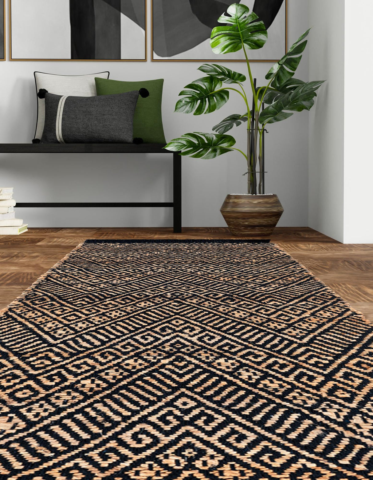 Jute Area Rugs, Hand Braided Jute Rug,