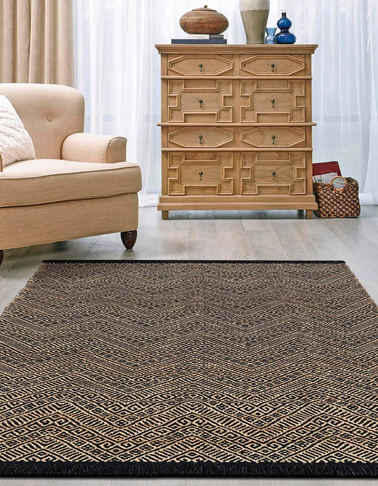 Jute Area Rugs, Hand Braided Jute Rug,