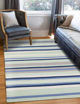 Hand Woven Flatweave Cotton Dhurrie Rug