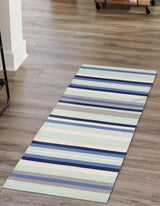 Hand Woven Flatweave Cotton Dhurrie Rug