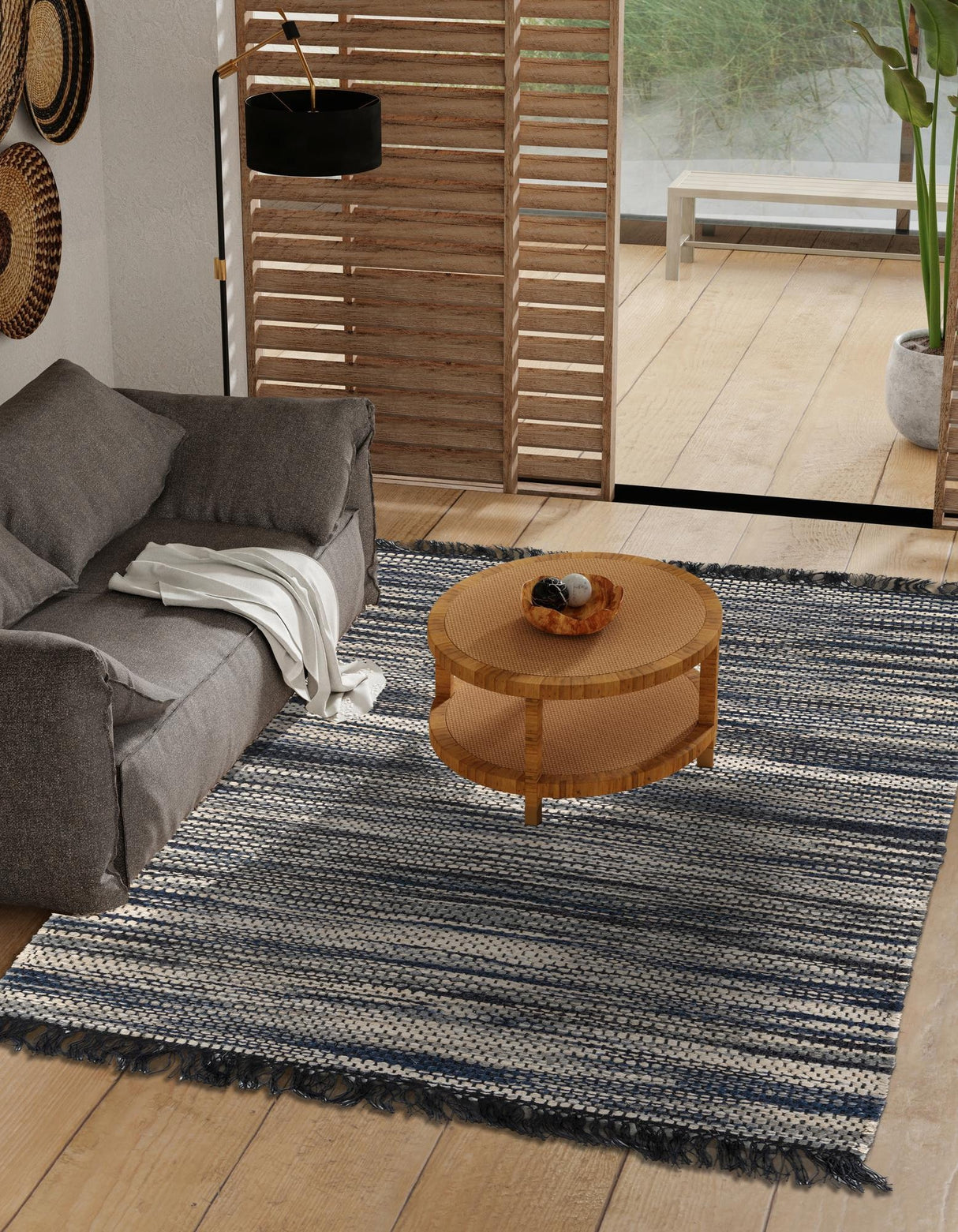 Hand Woven Chunky Jute Rug