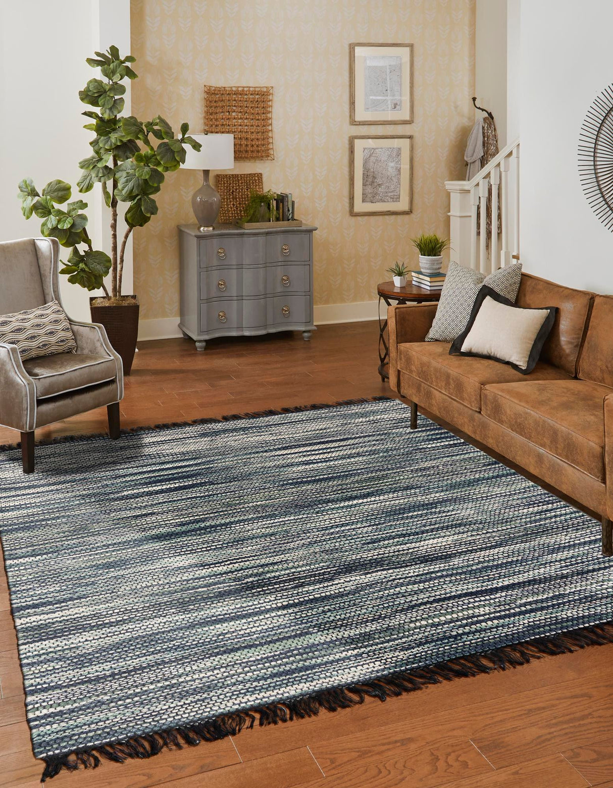 Hand Woven Chunky Jute Rug