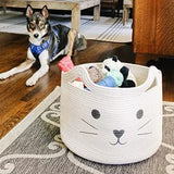 Baskets for Organizing Cute Animal Storage Baskets Cat Toy Basket Big Cotton Rope