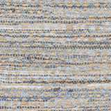 Natural/Blue Braided Striped Jute Area Rug