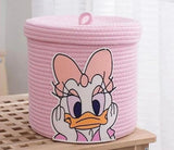 Basket for Baby Diaper, Stuffed Animal Storage Bin Rope Basket for Kids Toy,Daisyy